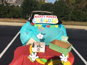 Child care mickey mouse trunk or treat 